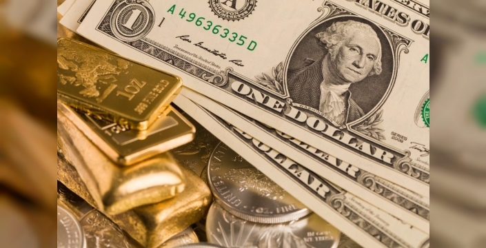Dolar endeksi yükselirken altın fiyatları düşüşte