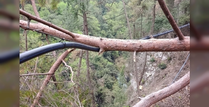 Dörtyol'da içme suyu hattı yenilendi