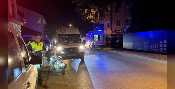 Düzce'de motosiklet kazasında iki kişi yaralandı