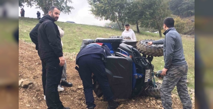 Erdek'te ATV kazası: İki yaralı hastaneye kaldırıldı