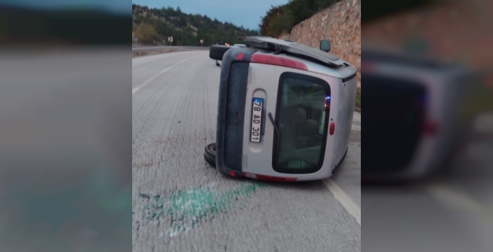 Eskipazar'da trafik kazası: Bir kişi yaralandı