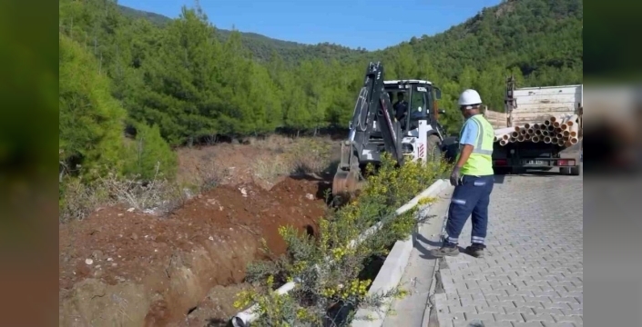 Fethiye'deki 225 TOKİ konutu için yeni su hattı