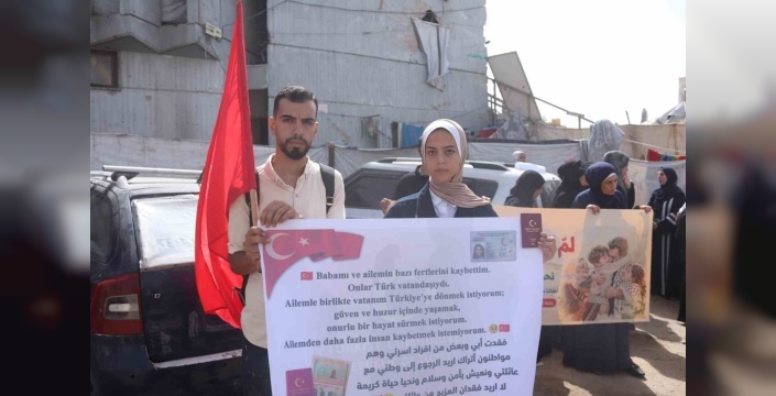 Gazze'deki Türk vatandaşları Türkiye'den tahliye talep ediyor