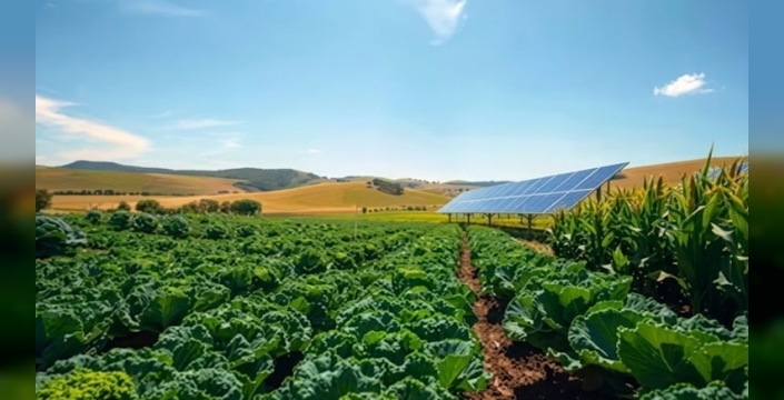Güneş panelleri tarlada: Üretim ve enerji birlikte
