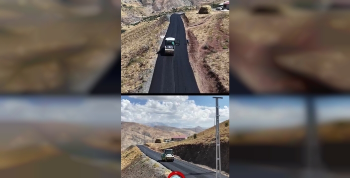Hakkari'de 14,5 km asfalt yolu tamamlandı