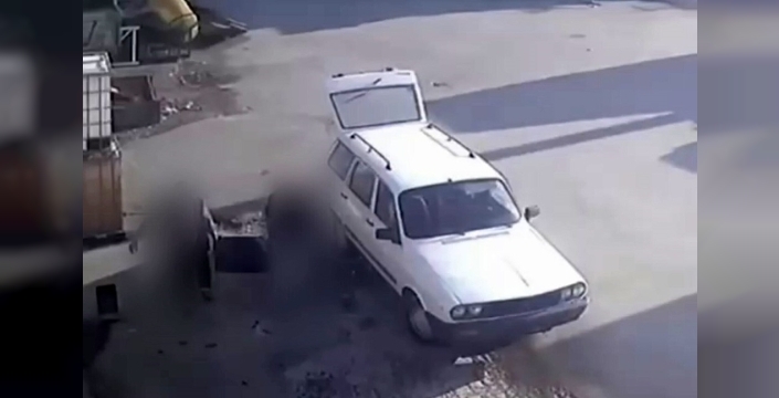 Hırsızlar, plakalarını söküp maske takarak iş yerlerine girdi