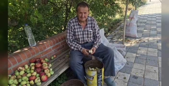 Hisarcık'ta elma kurusu fiyatları geriledi, üreticiler umutlu