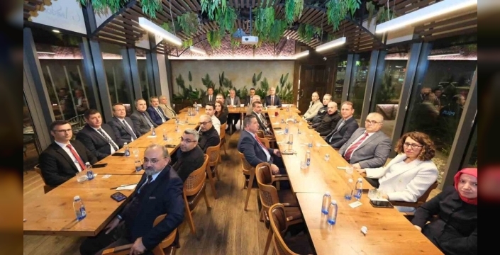 İnegöl'de kamu kurumları iş birliği için toplandı