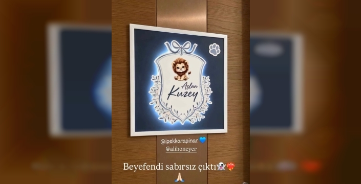 İpek Karapınar, bir erkek bebek dünyaya getirdi