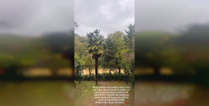 İstanbul'da sağanak yağış, Berfu Yenenler'in çekimlerini iptal ettirdi