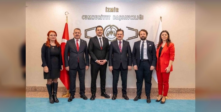 İzmir Barosu Başkanı Sökmen'den Başsavcı Yeldan'a ziyaret