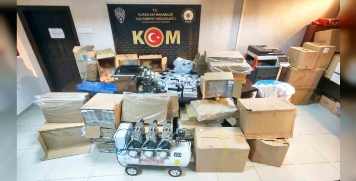 İzmir'de 5 milyon liralık kaçakçılık operasyonu