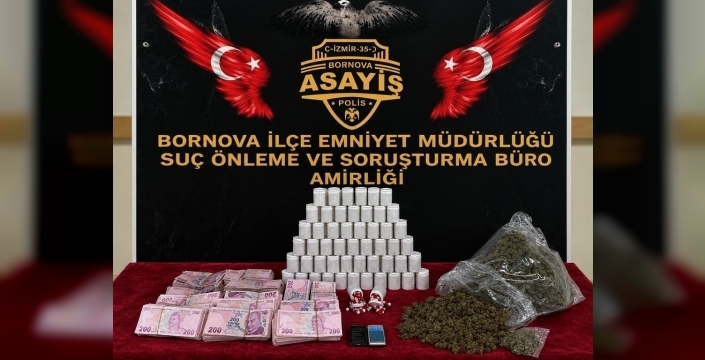 İzmir'de uyuşturucu operasyonunda 5 şüpheli gözaltına alındı