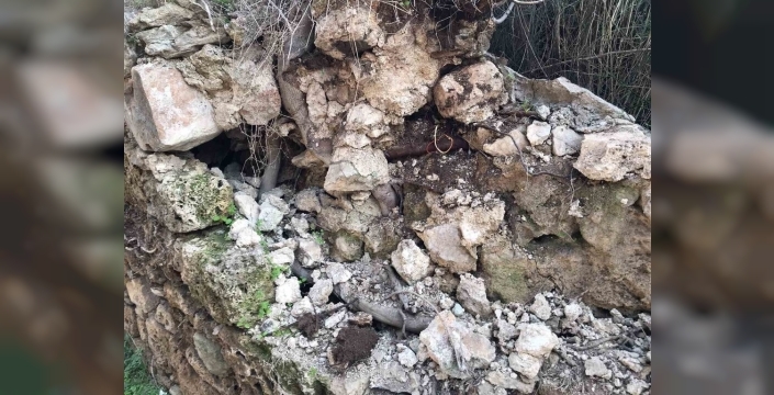 İznik'teki Roma su kemerinde çökmeler başladı