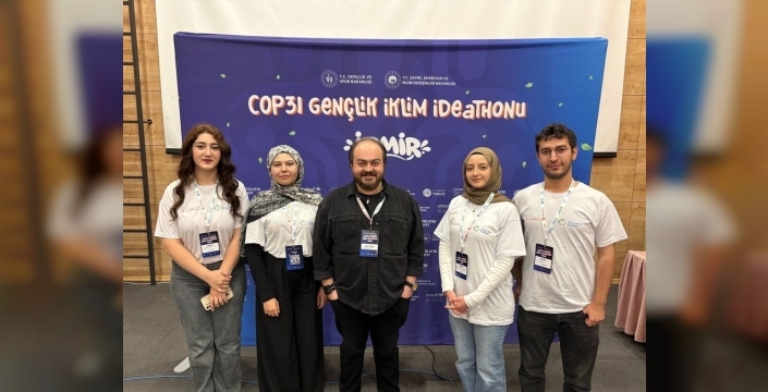 KBÜ'lü öğrencilerden iklim ideathonunda birincilik