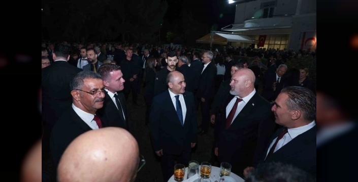 KKTC'de 29 Ekim Cumhuriyet Bayramı resepsiyonla kutlandı