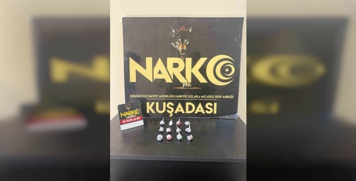 Kuşadası'nda uyuşturucu operasyonu: Bir kişi tutuklandı
