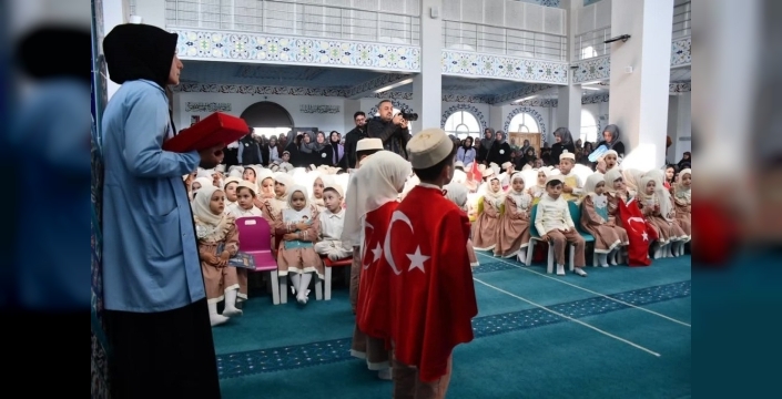 Kütahya'da minik öğrenciler Bed-i Besmele töreninde buluştu