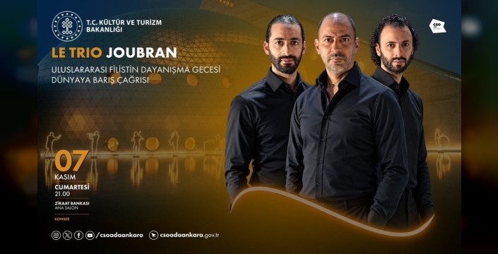 Le Trio Joubran, 6-8 Kasım'da üç kentte konser verecek