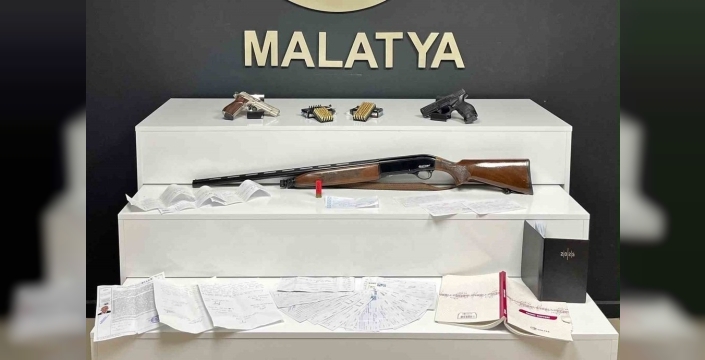 Malatya'da tefeci ve yağma operasyonu: 13 gözaltı
