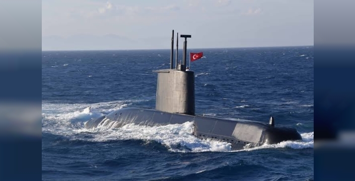 Marmaris'te Cumhuriyet Bayramı'nda denizaltı ve bot ziyareti