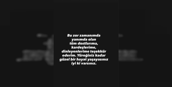 Mela Bedel'den annesi ve ağabeyi için duygusal mesaj