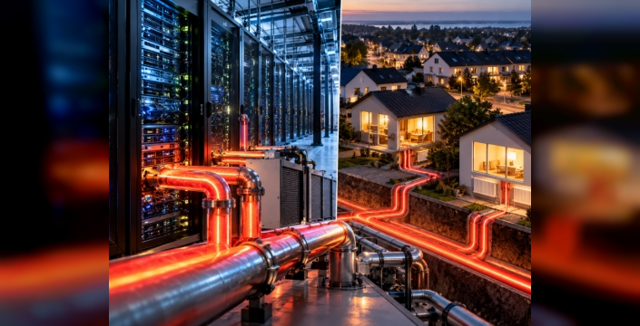 Meta'dan çıkan ısı binlerce evi ısıtıyor