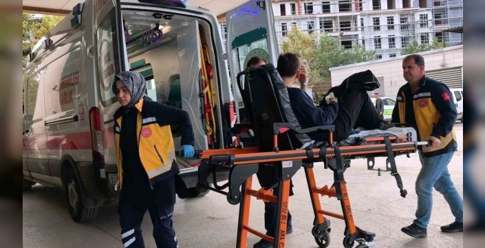 Motosiklet tamiri sırasında parmağı koptu