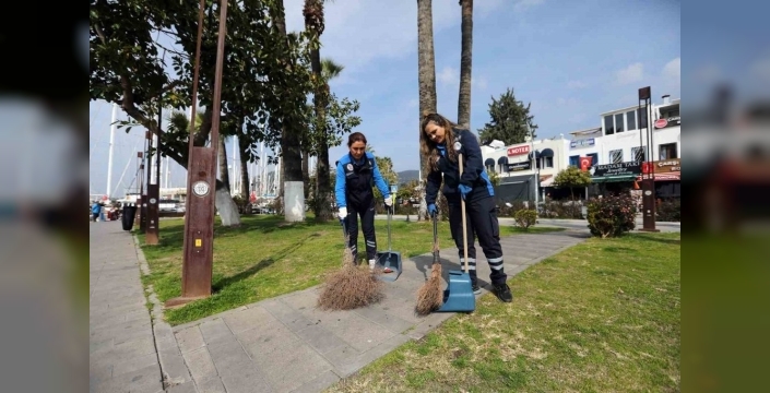 Muğla Büyükşehir, 13 ilçede temizlik çalışmalarını sürdürüyor