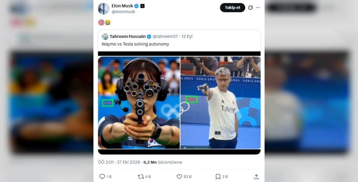 Musk, Yusuf Dikeç'in fotoğrafıyla otonom sürüşü kıyasladı