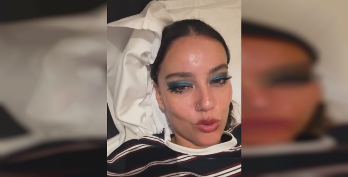 Pelin Akil'in paylaştığı video sosyal medyada dikkat çekti