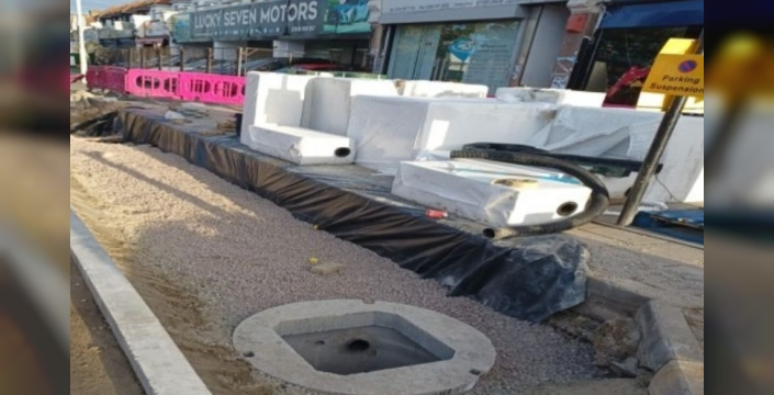 Redbridge'de sel baskınlarını önlemek için yeni altyapı çalışmaları yapıldı