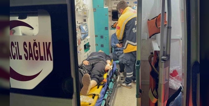 Samsun'da trafik kazasında iki kişi yaralandı