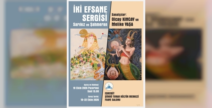Sanatçılar Edremit'te sergi açıyor