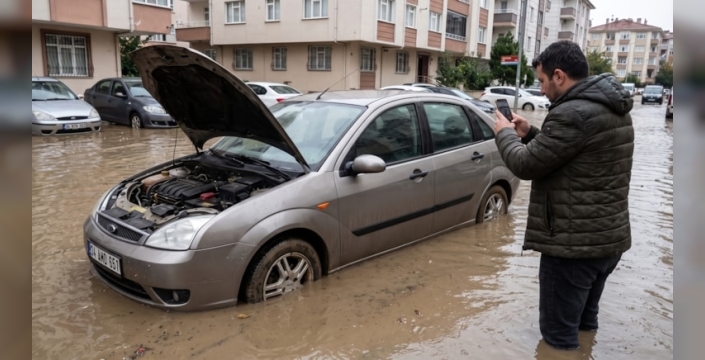Sel sularında mahsur kalan araçlar için kritik uyarılar