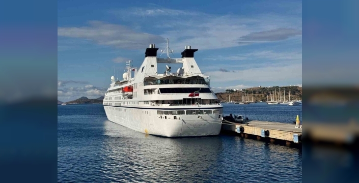 Star Legend kruvaziyeri Bodrum Limanı'na ulaştı