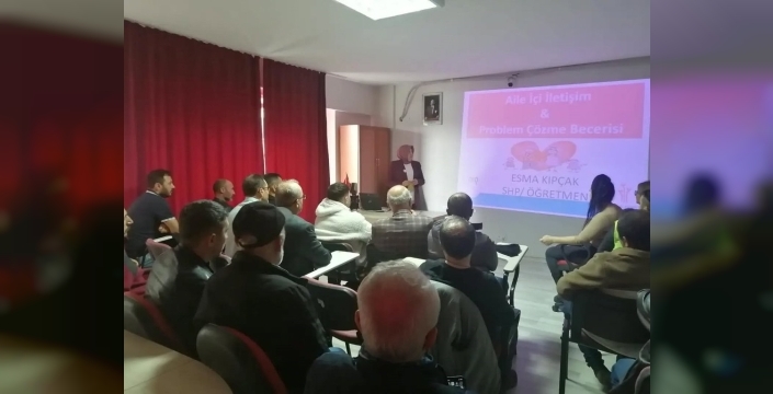 Tavşanlı'da yükümlülere aile içi iletişim semineri verildi