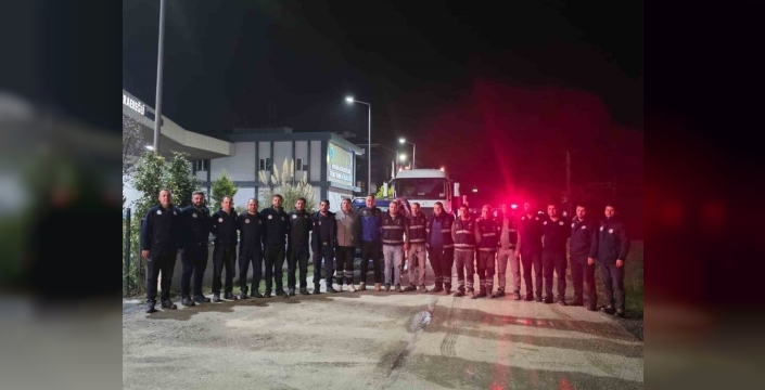 Tekirdağ'dan İstanbul'a afet yardımı gönderildi