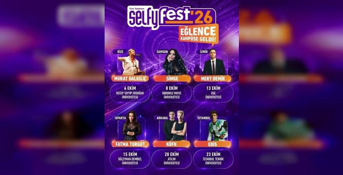Türk Telekom Selfyfest üniversitelerde başlıyor