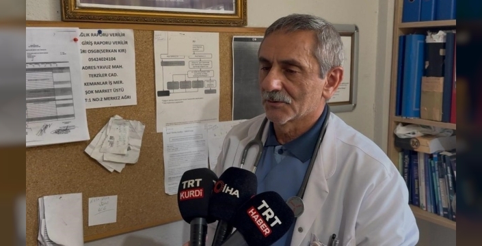 Tutak'ta 37 yıldır görev yapan doktor seviliyor
