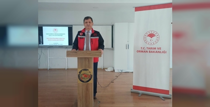 Uşak'ta kantin çalışanlarına gıda güvenliği eğitimi