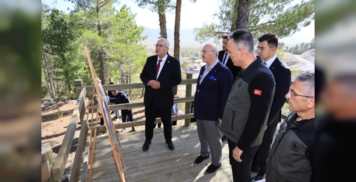 Vali Köşger, Çameli'nde Millet Bahçesi ve Diyaliz Merkezi'ni inceledi