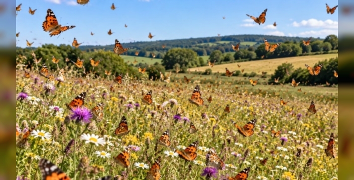 West Sussex'te doğa restorasyonu ile kelebek sayısı arttı