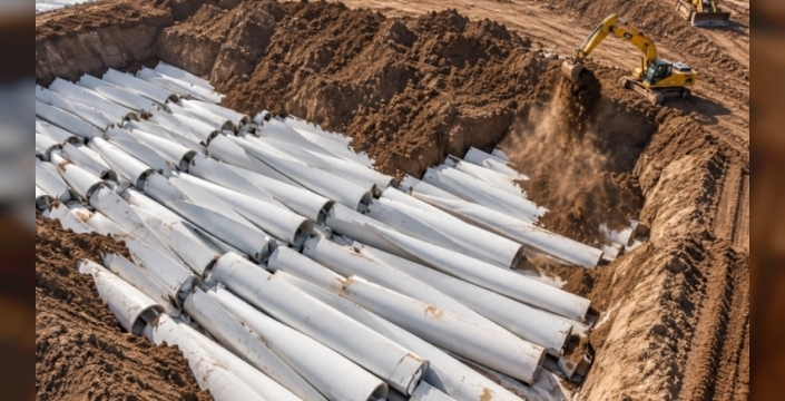 Wyoming'de 1124 türbin kanadı toprağa gömüldü