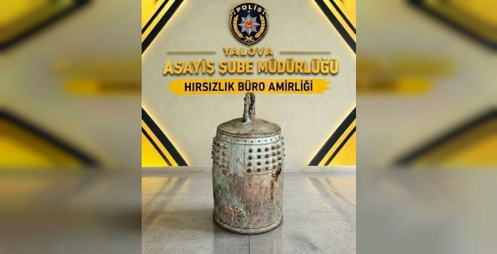 Yalova'da çalınan Japon barış çanı bulundu