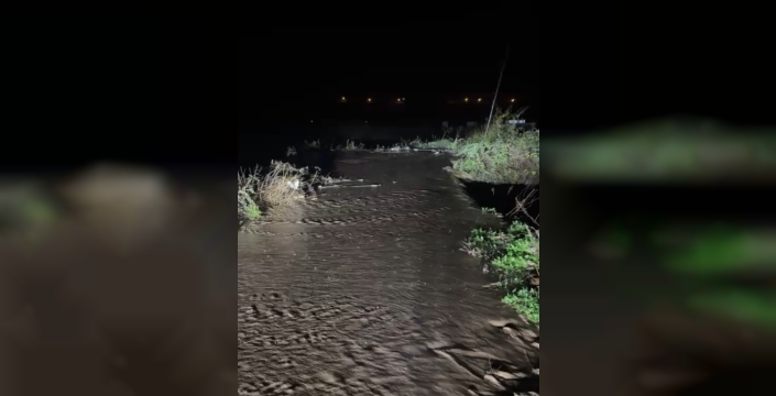 Yenişehir'de sağanak yağış tarım alanlarını etkiledi